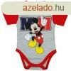 Disney Mickey rvid ujj baba body szrke
