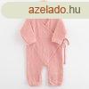 Baba muszlin kezeslbas New Baby pink