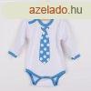 Body nyomtatott mintval New Baby trkiz nyakkendvel