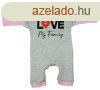"Love my family" feliratos hossz ujj rugdalz