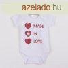 Body nyomtatssal New Baby MADE IN LOVE