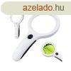 Olvasszemveg 4x nagyts, 8 LED-es UV fnyzvel
