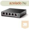 TP-LINK Switch 5x1000Mbps (4xPOE+), Fmhzas Asztali, Easy S
