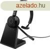 Jabra Evolve 65 TE MS Mono Bluetooth Headset + Charging Stan