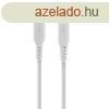 FIXED Liquid Silicone Cable USB-C/Lightning, 1,2m, white