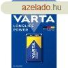 Elem 9V 6LR61 Longlife Power 1 db/csomag, Varta