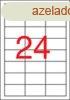 Etikett, univerzlis, 64,6x33,8 mm, APLI, 2400 etikett/csoma