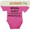 Rvid ujj baba body "Moss eltt a kisgyereket tvolt
