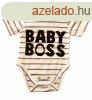 Rvid ujj dupla patentos " Baby Boss" felirat ba