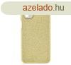 Szilikon telefonvd (manyag bels, csillog htlap) ARANY 