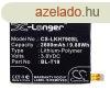 CAMERON SINO Li-Polymer akku (3.8V/2600mAh, Google BL-T19 ko