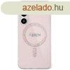 Guess GUHMS25SHFGEREP IML Glitter Circle MagSafe-kompatibili
