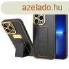 New Kickstand tok iPhone 12 Pro tok llvnnyal fekete