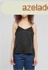 Urban Classics Ladies Viscose Satin Slip Top black