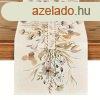 Lenvszon asztali fut vadvirg s levl mintval