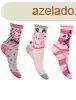 Peppa malac Sparkle Steps Grey gyerek zokni 27/30