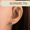 14 kartos arany flbeval szv alak ametiszttel s tltsz