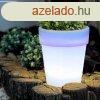 Szolr virgcserp - 4 hidegfehr LED - 16,5 x 19 cm