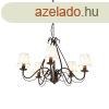 Csillr barna, krmszn harmonika rnykolval, 5-lmps - 