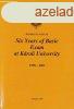 Six Years of Basic Exam at Kroli University, 1998-2003 - B