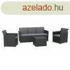 Claire 5 szemlyes kerti btor garnitra prnatarts asztall
