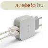 USB Hlzati adapter (2xUSB, fehr)
