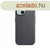 Apple iPhone 15 Plus FineWoven Case tok MagSafe-vel - Fekete