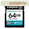 Kingston 64GB Canvas Go Plus Gen4 Class 10 UHS-I U3 V30
