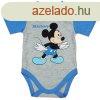 Rvid ujj baba body Mickey egr mintval (62) - szrke 