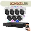 Hikvision 7 dome biztonsgi kamers IP kamera rendszer 4MP s