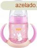 NUK 150ml First Choice Night tanulpohr 6+ rzsaszn nyuszi