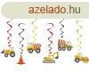 Construction, ptkezs szalag dekorci 6 db-os szett