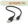 Gembird CCP-USB2-AM5P-1 USB2.0 A-plug Mini cable 0,3m Black