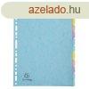 Regiszter, karton, A4, 12 rszes, EXACOMPTA "Aquarel&qu