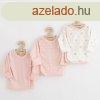 Baba ingecske New Baby Classic II Lny 3db rzsaszn