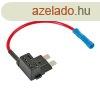 Biztostk eloszt adapter 2db norml kses biztostkhoz 12
