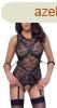 Cottelli Bondage Lace bodysuit with straps XL