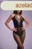 CHRISTINE Crotchless bodystocking with flowerlace Amara- bla