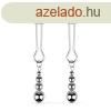 Bedroom Fantasies Nipple and Clitoris Clamps Silver