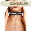 Ouch! Diamond Studded Collar with Leash