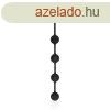OUCH! Silicone Anal Balls - Medium - Black