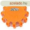 Mgneses vszvillog narancssrga lmpa 12+3 LED W14322-3