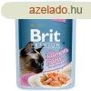 BRIT PREMIUM CAT TASAK DELICATE FILLETS IN GRAVY WITH SALMON