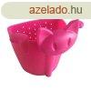 Szilikon cica teafilter #Rzsaszn