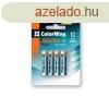 COLORWAY ALKALI ELEMEK POWER AAA, 4DB, BLISTER, (CW-BALR03-4