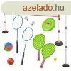 Sportkszlet 5in1 tollaslabda kosrlabda rplabda tenisz fri