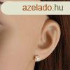 Arany ngyzet alak flbeval 14K cirknikkal s stekkerzr