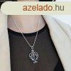 925 ezst medl, szv kontr, spirlos vonalak, tltsz s 