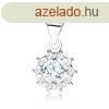 925 ezst szett flbevalbl s medlbl, csillog cirknis
