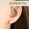 9K arany flbeval dupla kereszttel, kontrasztos felletkeze